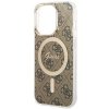 Guess GUHMP15LH4STW iPhone 15 Pro6.1 brązowy/brown hardcase IML 4G MagSafe